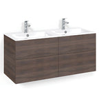 Macro Design CROWN Servantskap skuff med LIGHT 14 servant 120cm dobbel