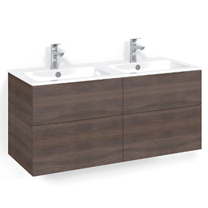 Macro Design CROWN Servantskap skuff med LIGHT 14 servant 120cm dobbel