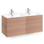 Macro Design CROWN Servantskap skuff med LIGHT 14 servant 120cm dobbel