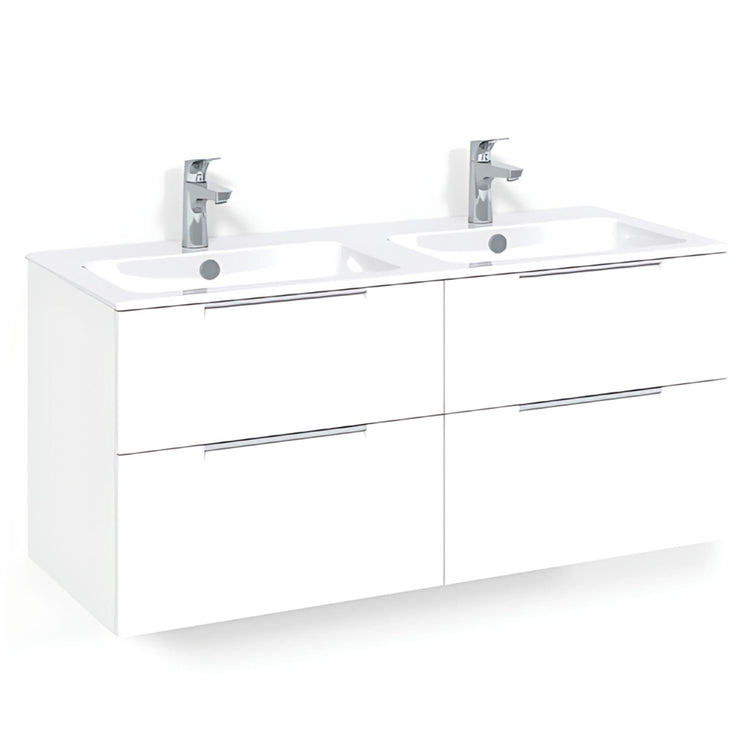Macro Design CROWN Servantskap skuff med LIGHT 14 servant 120cm dobbel