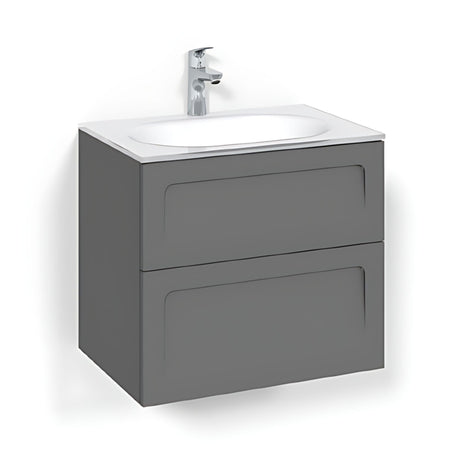 Macro Design CROWN Shape Servantskap 2-skuff med Glasservant