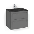Macro Design CROWN Shape Servantskap 2-skuff med Glasservant