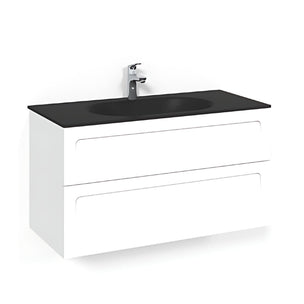 Macro Design CROWN Shape Servantskap 2-skuff med Glasservant