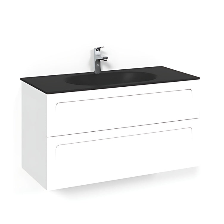 Macro Design CROWN Shape Servantskap 2-skuff med Glasservant
