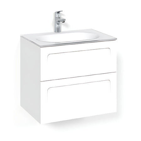 Macro Design CROWN Shape Servantskap 2-skuff med Glasservant