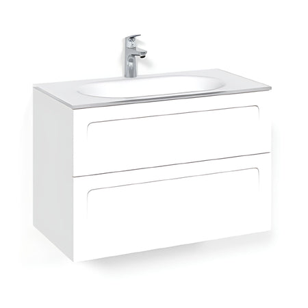 Macro Design CROWN Shape Servantskap 2-skuff med Glasservant
