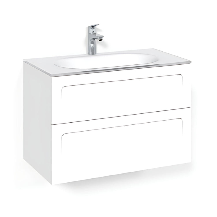 Macro Design CROWN Shape Servantskap 2-skuff med Glasservant
