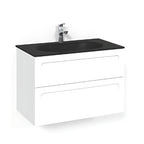 Macro Design CROWN Shape Servantskap 2-skuff med Glasservant