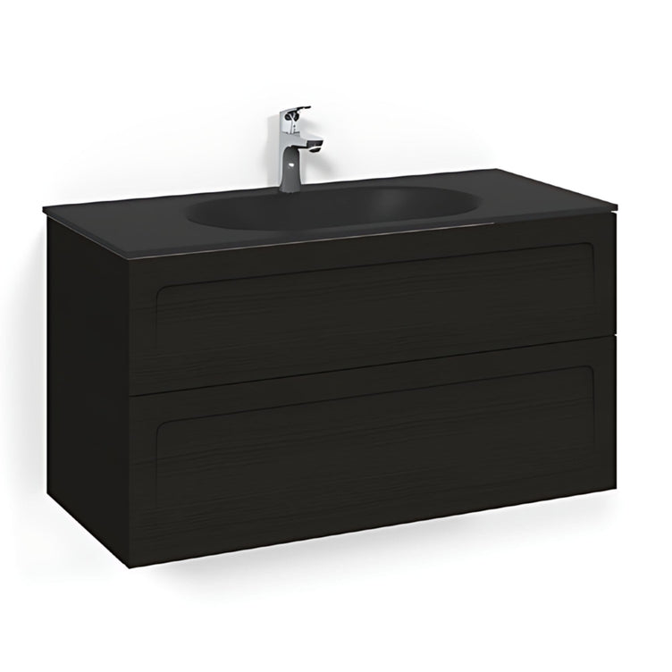 Macro Design CROWN Shape Servantskap 2-skuff med Glasservant
