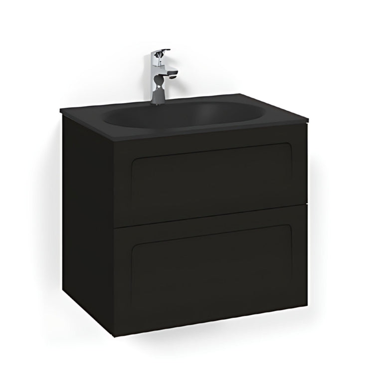 Macro Design CROWN Shape Servantskap 2-skuff med Glasservant