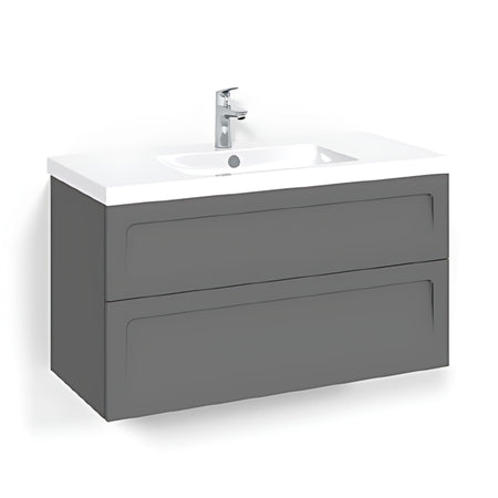 Macro Design CROWN Shape Servantskap 2 skuff med LIGHT servant