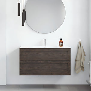 Macro Design CROWN Shape Servantskap 2 skuff med LIGHT servant