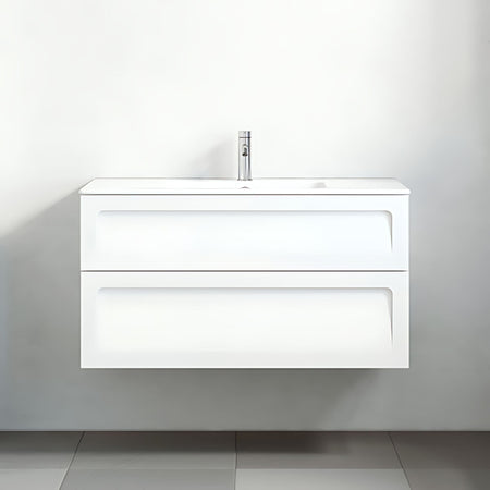 Macro Design CROWN Shape Servantskap 2 skuff med LIGHT servant