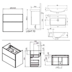 Macro Design CROWN Slim Line servantskap