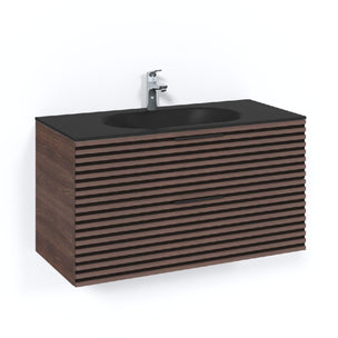 Macro Design CROWN Stripe Servantskap 2-skuff med Glasservant