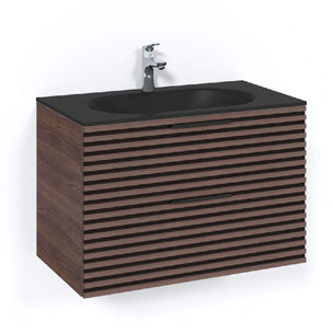 Macro Design CROWN Stripe Servantskap 2-skuff med Glasservant