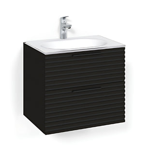 Macro Design CROWN Stripe Servantskap 2-skuff med Glasservant