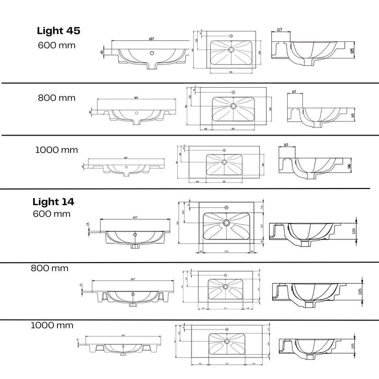 Macro Design CROWN Stripe Servantskap 2 skuff