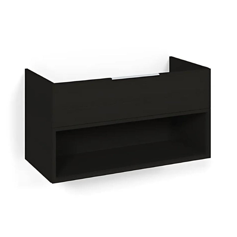 Macro Design CROWN Underskap Svart eik / 100cm / Open-box Macro Design Sideskap bad GRO-FSK100VSO