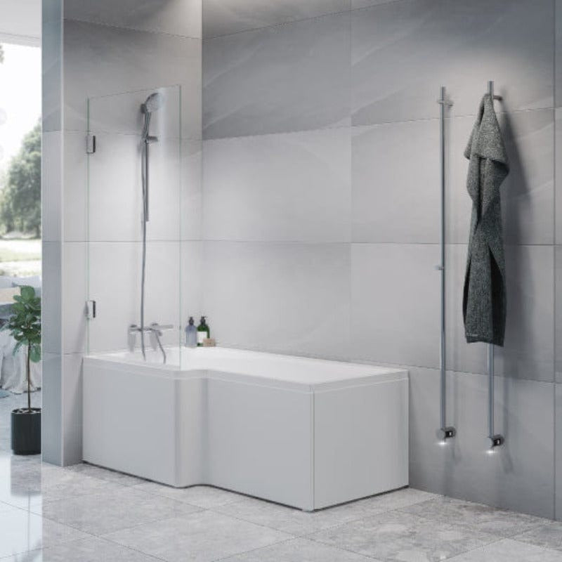Macro Design Divine Badekar med Grace Dusjvegger Venstre Macro Design Badekarvegg