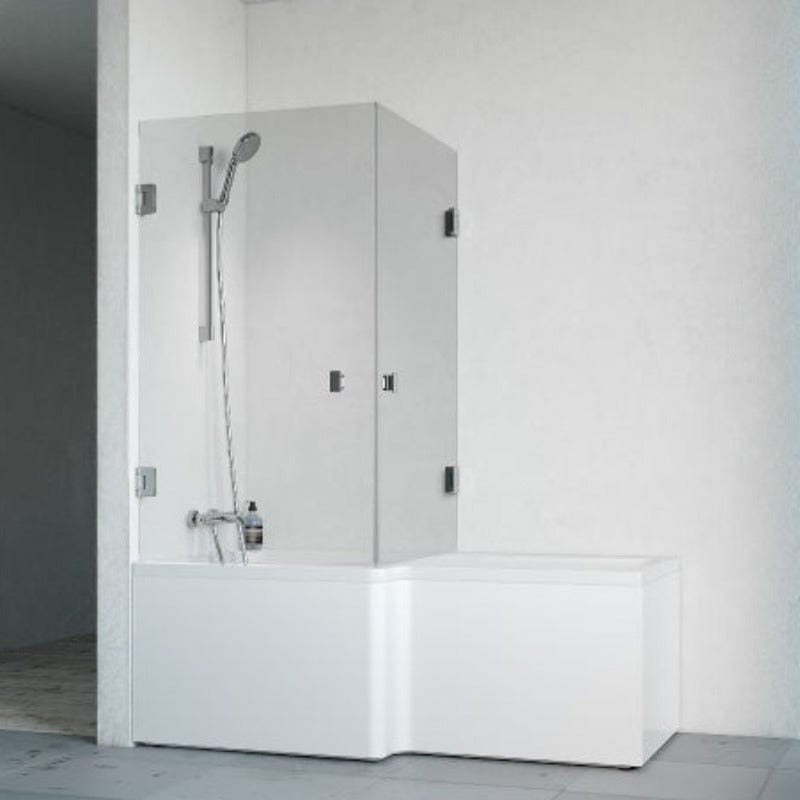 Macro Design Divine Badekar med Grace Dusjvegger Venstre Macro Design Dusjvegg