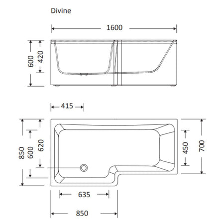 Macro Design Divine Badekar Endepanel