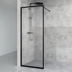 Macro Design Empire Dusj Skjermvegg Fast med Gunmetal profil