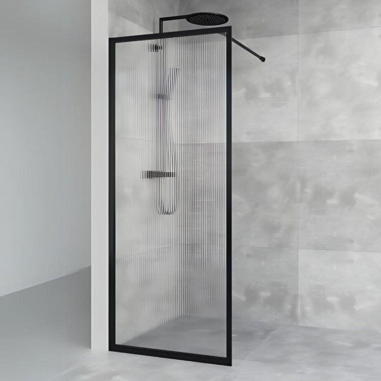 Macro Design Empire Dusj Skjermvegg Fast med Gunmetal profil