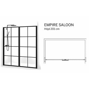 Macro Design Empire Nisjedusj Saloon med Hvit profil