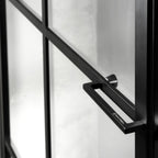 Macro Design Empire Swing Dusjhjørne med Gunmetal profil