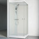 Macro Design FLOW Rett Dusjkabinett Standard Ice Hvit / 81x81cm / Hvit glass Macro Design Dusjkabinett BUN-DKFRYB88VICV