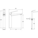 Macro Design GARDA Høy Servantbatteri