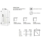 Macro Design Grace Dusjhjørne Rett