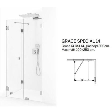 Macro Design Grace Dusjhjørne Spesial 14 Måltilpasset