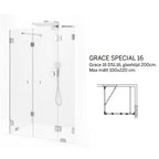 Macro Design Grace Dusjhjørne Spesial 16 Måltilpasset