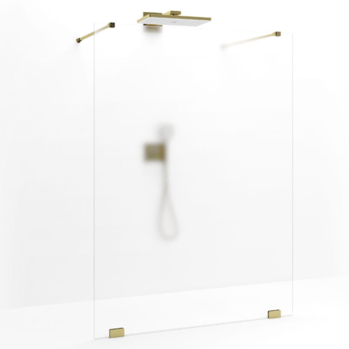 Macro Design Grace Dusjvegg Walk In Shower B120-140cm Gull / 140cm / Briljant ice Macro Design Dusjvegg BUN-DSLFVD140IC