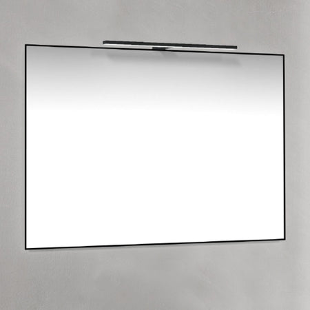 Macro Design T-LED firkantet speil med lys (ramme)