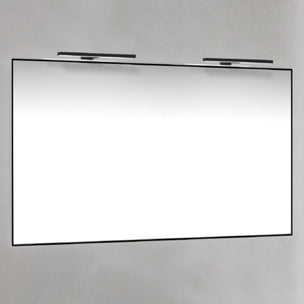 Macro Design T-LED firkantet speil med lys (ramme)