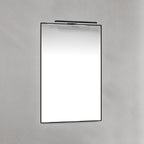 Macro Design T-LED firkantet speil med lys (ramme)