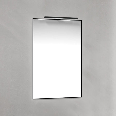 Macro Design T-LED firkantet speil med lys (ramme)