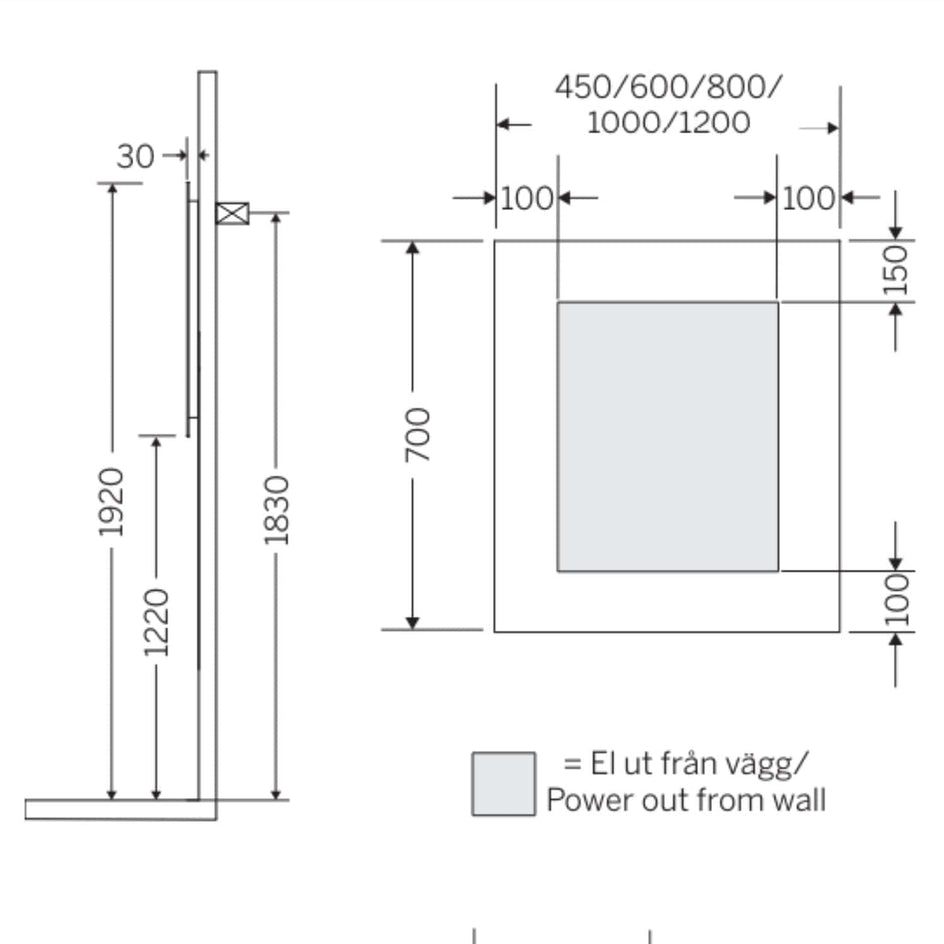 Macro Design Speil Macro Design Baderomsspeil