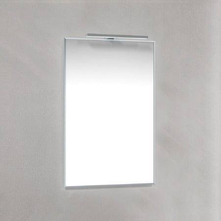 Macro Design T-LED firkantet speil med lys (ramme)