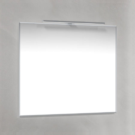 Macro Design T-LED firkantet speil med lys (ramme)