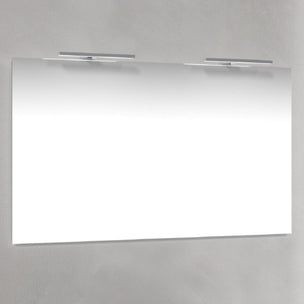 Macro Design T-LED firkantet speil med lys (topplys)