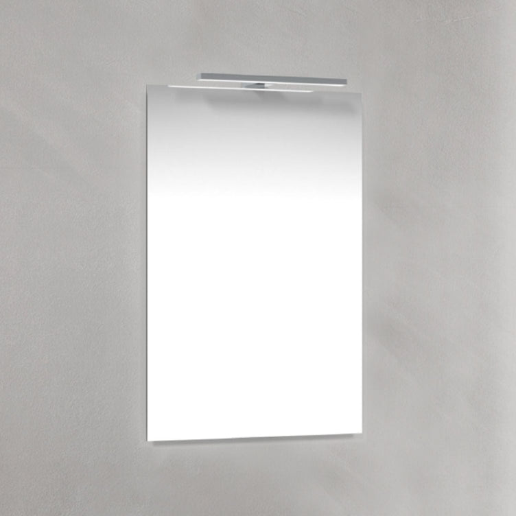 Macro Design T-LED firkantet speil med lys (topplys)