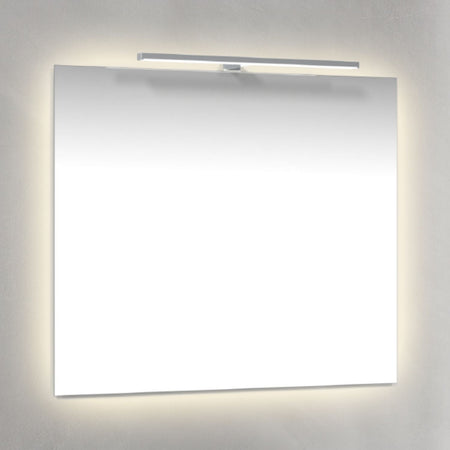Macro Design AMBILIGHT T-LED firkantet speil med lys (topp/baklys)