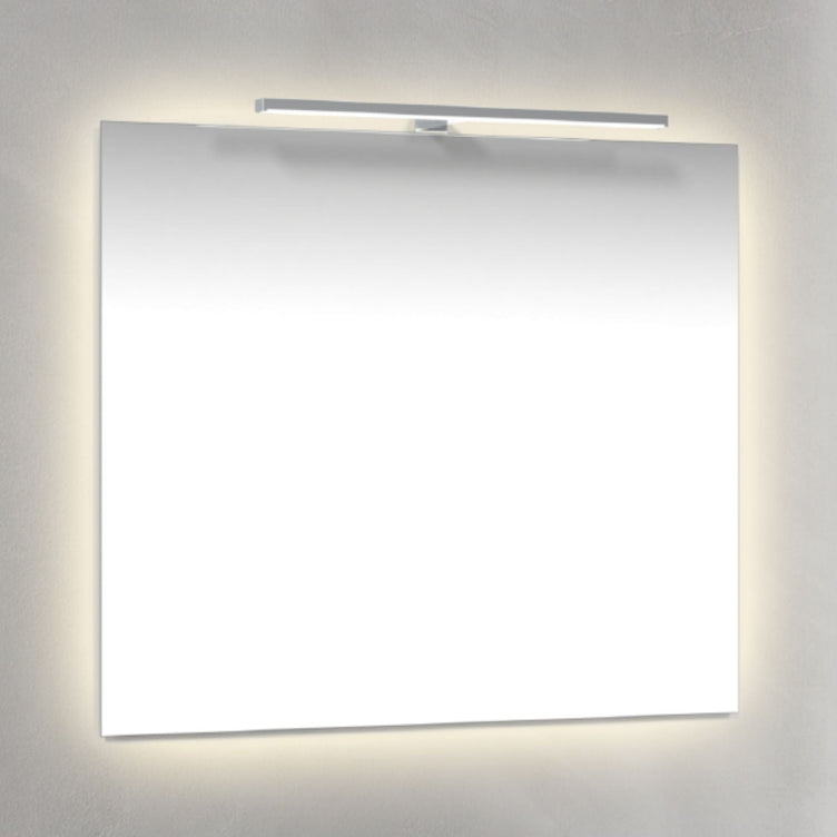 Macro Design AMBILIGHT T-LED firkantet speil med lys (topp/baklys)