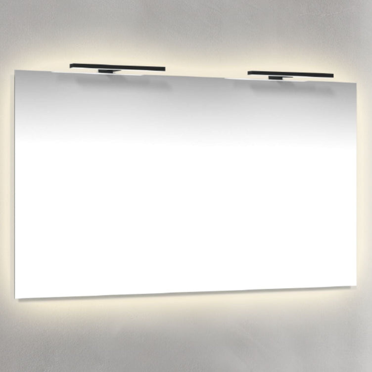 Macro Design AMBILIGHT T-LED firkantet speil med lys (topp/baklys)