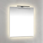 Macro Design AMBILIGHT T-LED firkantet speil med lys (topp/baklys)
