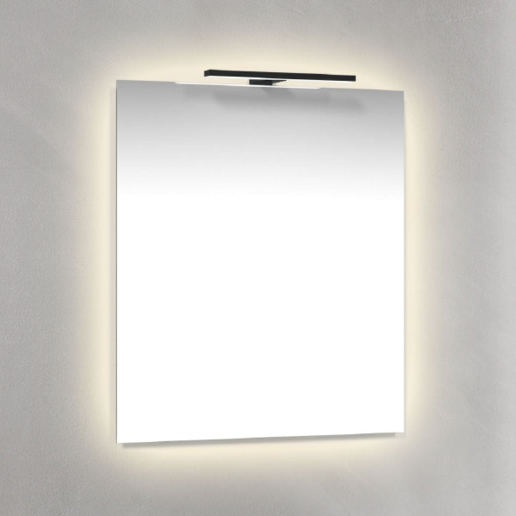 Macro Design AMBILIGHT T-LED firkantet speil med lys (topp/baklys)